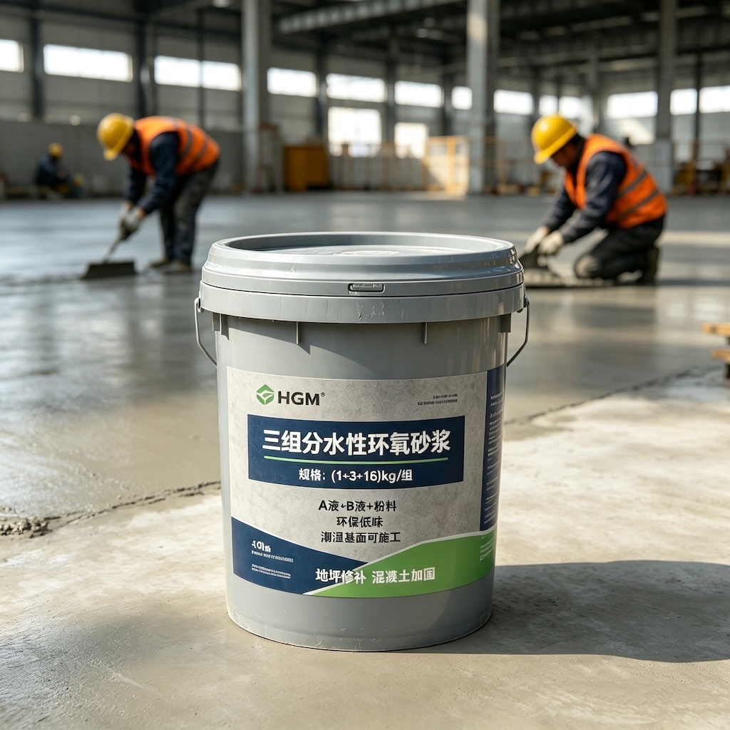 白玉三组份水性环氧砂浆